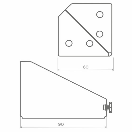 Опоры Опора для мебели MetalLine 034 регулируемая H-95мм Сталь белый F034S.095WT