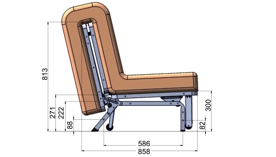 Механизмы трансформации диванов Аккордеон