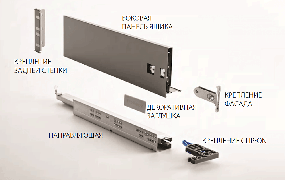 Ящик JETBOX ULTRA H80 Ящик JETBOX ULTRA 80 с доводчиком белый