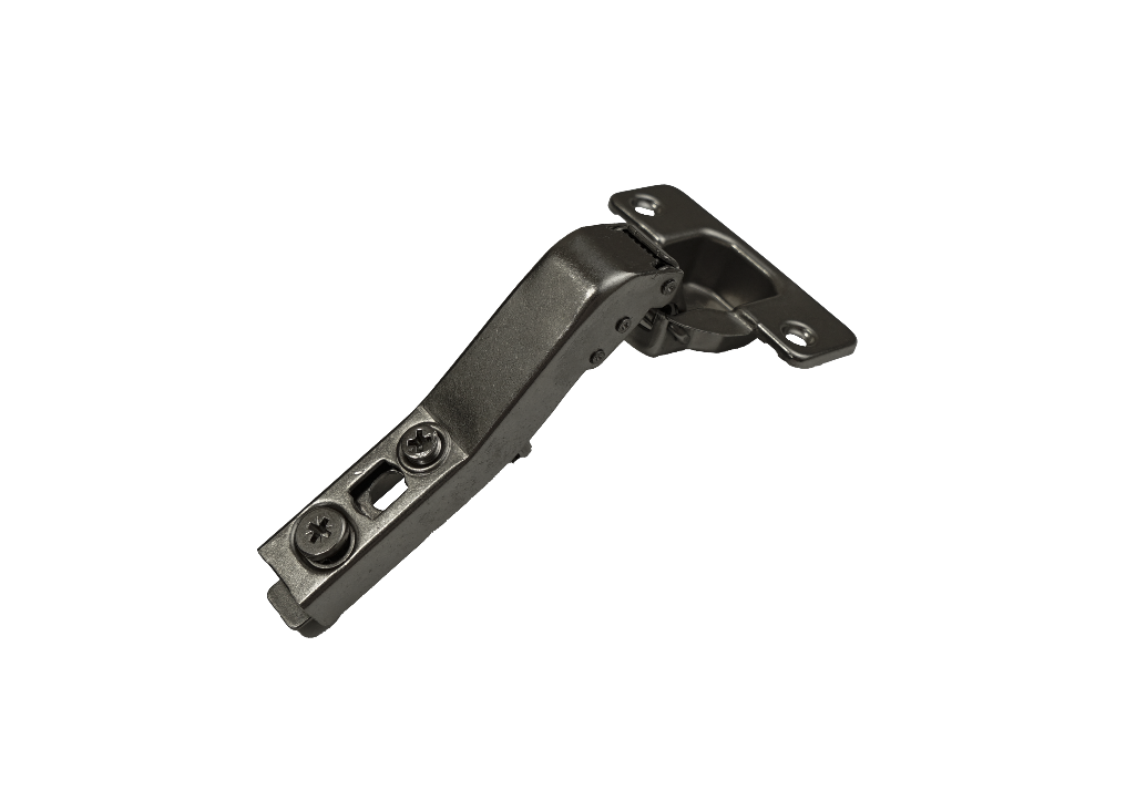 Петли мебельные Петля JETLine clip-on D35мм с доводчиком угловая 45°, чёрный никель H801B.100BLJU